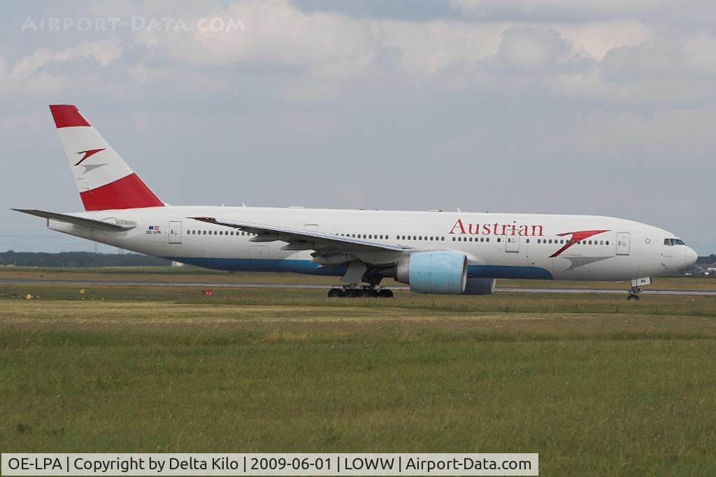 OE-LPA, 1997 Boeing 777-2Z9/ER C/N 28698, AUSTRIAN AIRLINES