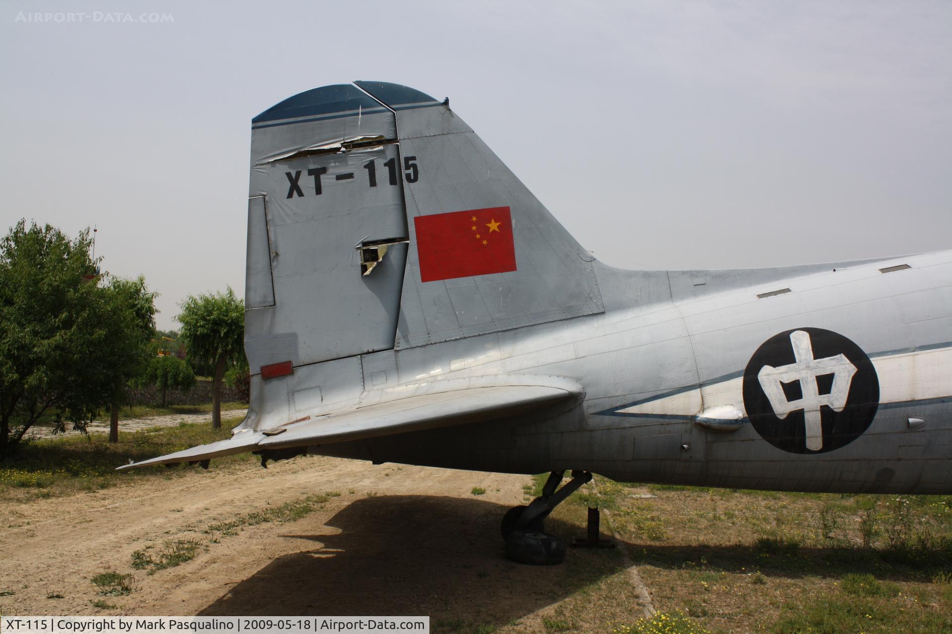 XT-115, Lisunov (Douglas) Li-2 (DC-3) C/N 38-79A1016, Douglas DC-3 Located at Datangshan, China