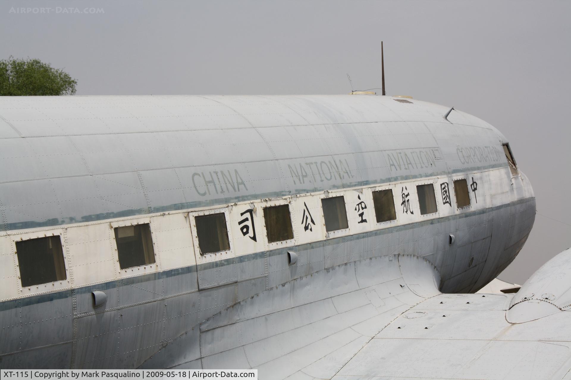 XT-115, Lisunov (Douglas) Li-2 (DC-3) C/N 38-79A1016, Douglas DC-3 Located at Datangshan, China