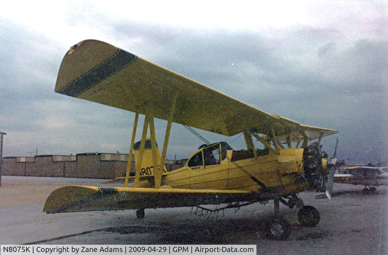 N8075K, 1979 Schweizer G-164B Ag-Cat B C/N 560B, At Grand Prairie Municipal