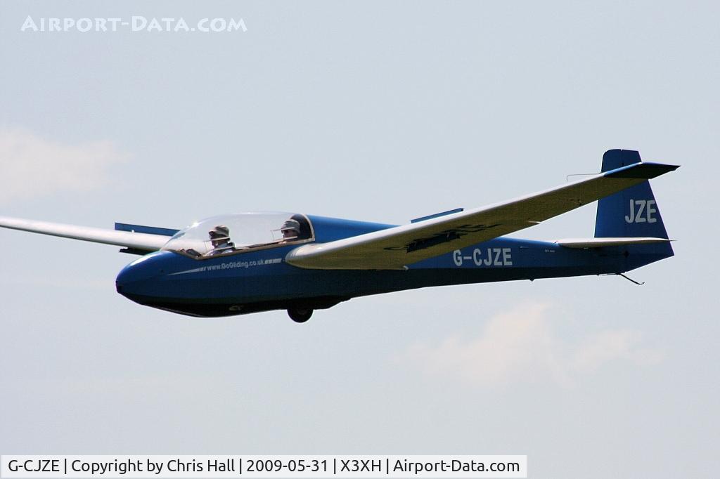 G-CJZE, 1973 Schleicher ASK-13 C/N 13423, Hoar Cross Airfield, home of the Needwood Forest Gliding Club