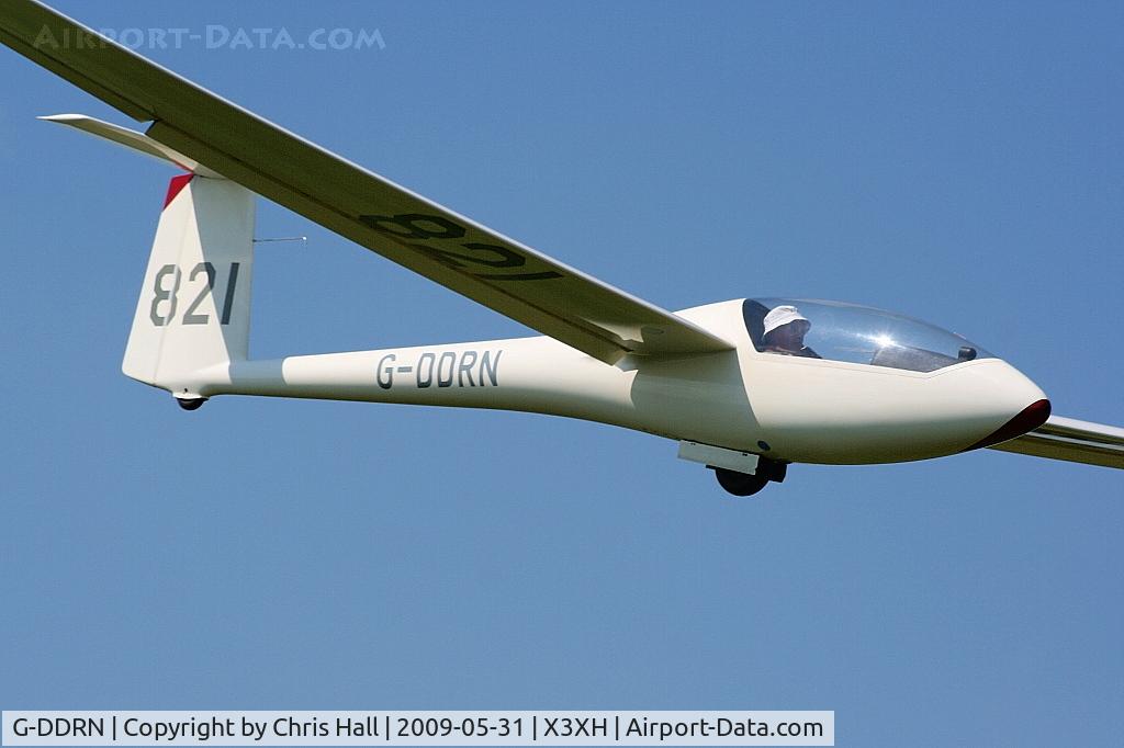 G-DDRN, 1977 Glasflugel 303 Mosquito C/N 82, Hoar Cross Airfield, home of the Needwood Forest Gliding Club