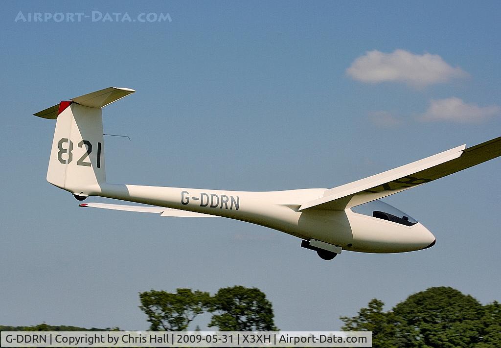 G-DDRN, 1977 Glasflugel 303 Mosquito C/N 82, Hoar Cross Airfield, home of the Needwood Forest Gliding Club