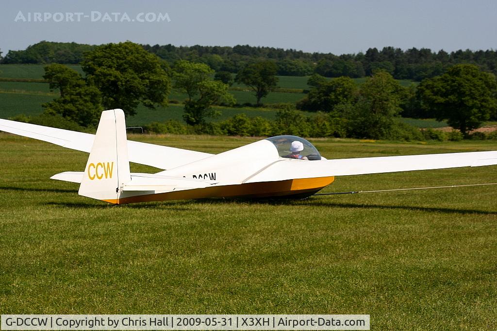 G-DCCW, 1967 Schleicher ASK-13 C/N 13051, Hoar Cross Airfield, home of the Needwood Forest Gliding Club