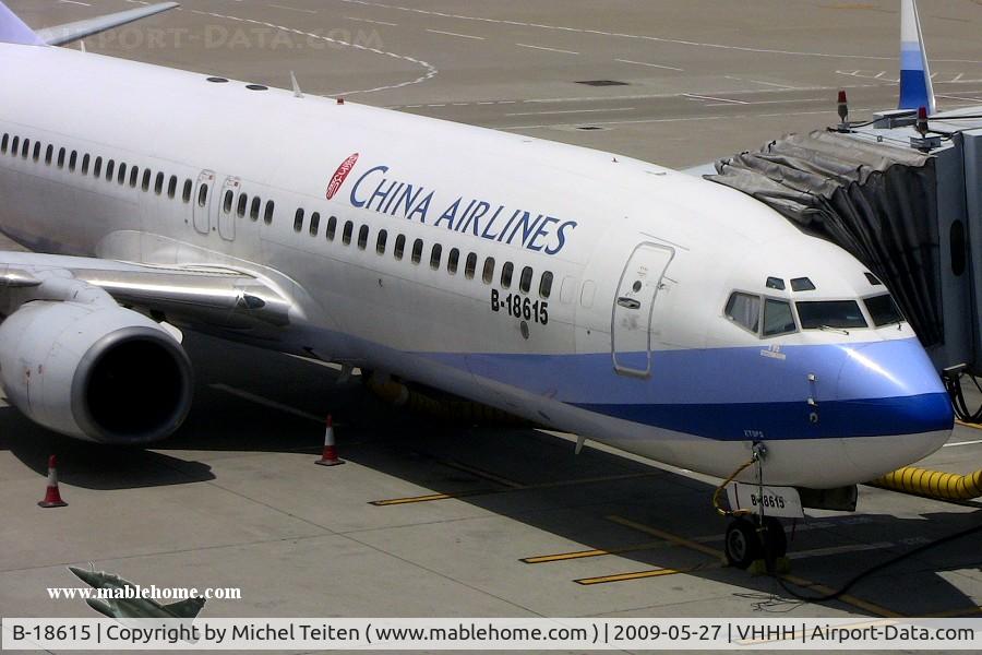 B-18615, Boeing 737-809 C/N 30174, China Airlines