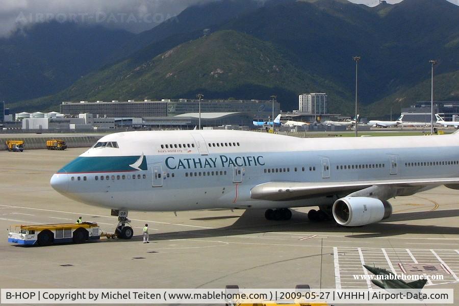 B-HOP, 1989 Boeing 747-467 C/N 23815, Cathay Pacific