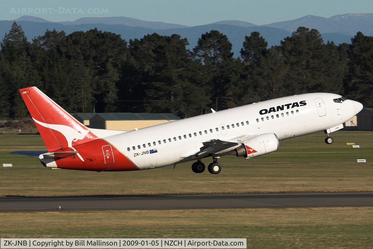 ZK-JNB, 1987 Boeing 737-376 C/N 23491, Away to AKL