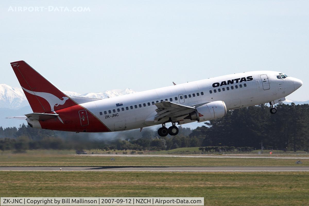 ZK-JNC, Boeing 737-376 C/N 24296, Away to AKL