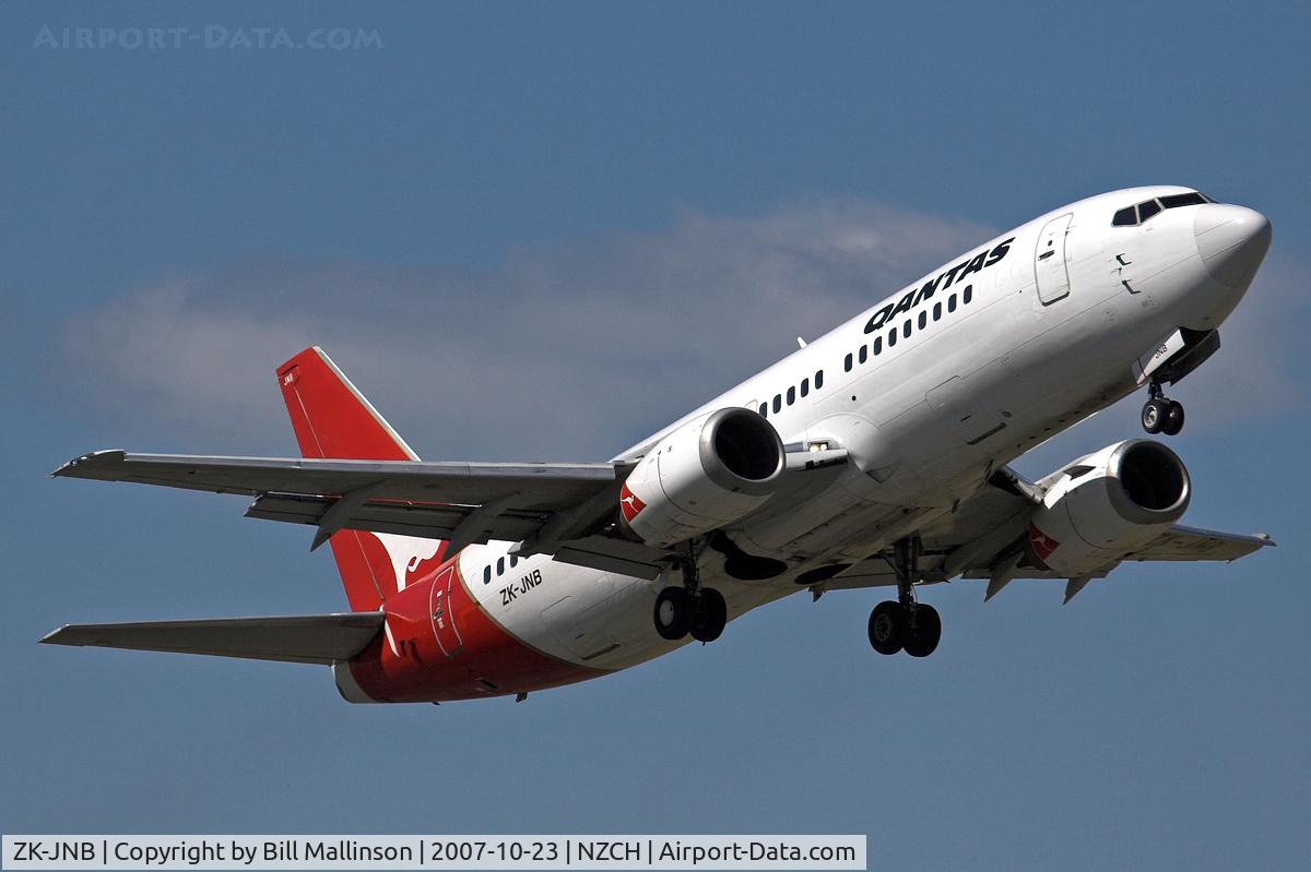 ZK-JNB, 1987 Boeing 737-376 C/N 23491, No more QF....all JQ now