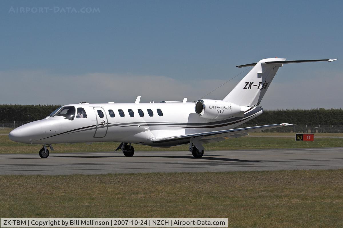 ZK-TBM, 2005 Cessna 525B CitationJet CJ3 C/N 525B-0027, Local identity