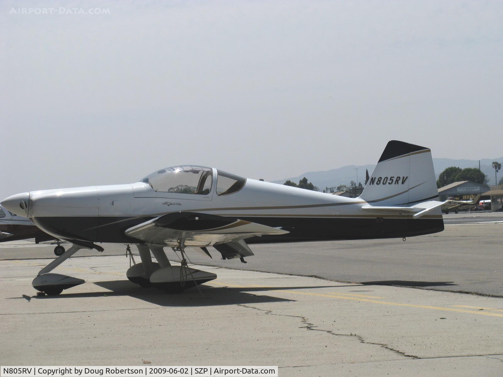 N805RV, 2007 Vans RV-6A C/N 25686, 2007 Dierenfeld VAN's RV-6A, Lycoming Aero Sport IO-390-X 210 Hp
