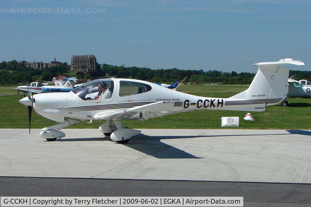 G-CCKH, 2003 Diamond DA-40D Diamond Star C/N D4.039, Diamond DA40D at Shoreham Airport