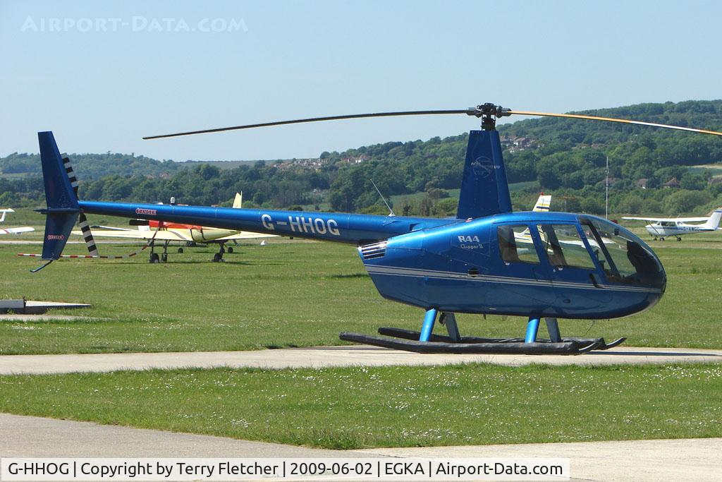 G-HHOG, 2004 Robinson R44 Clipper II C/N 10584, Robinson R44 II at Shoreham Airport