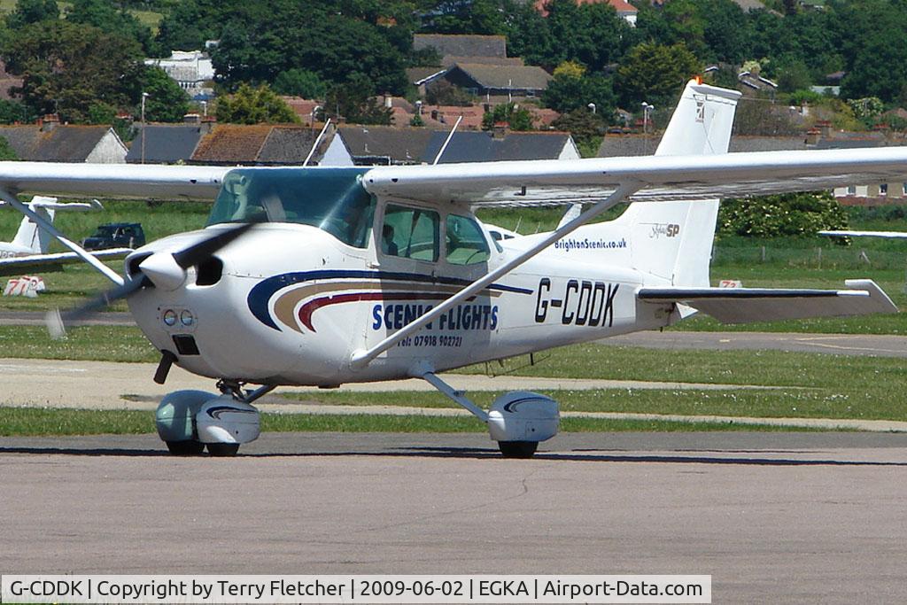 G-CDDK, 1974 Cessna 172M Skyhawk C/N 172-65258, Cessna 172M at Shoreham Airport