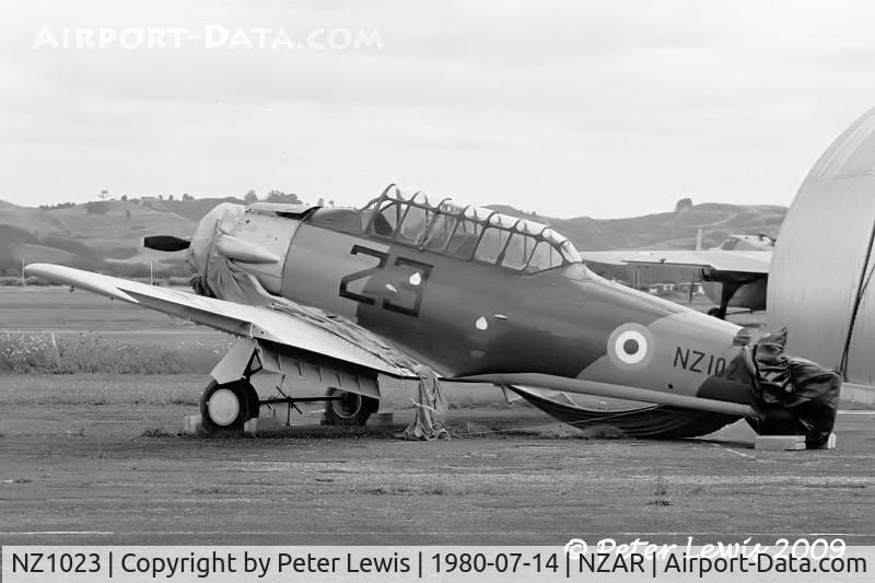NZ1023, 1942 North American AT-6C Harvard IIA C/N 88-10252, ex-RNZAF, Aircraft Preservation Group, Auckland