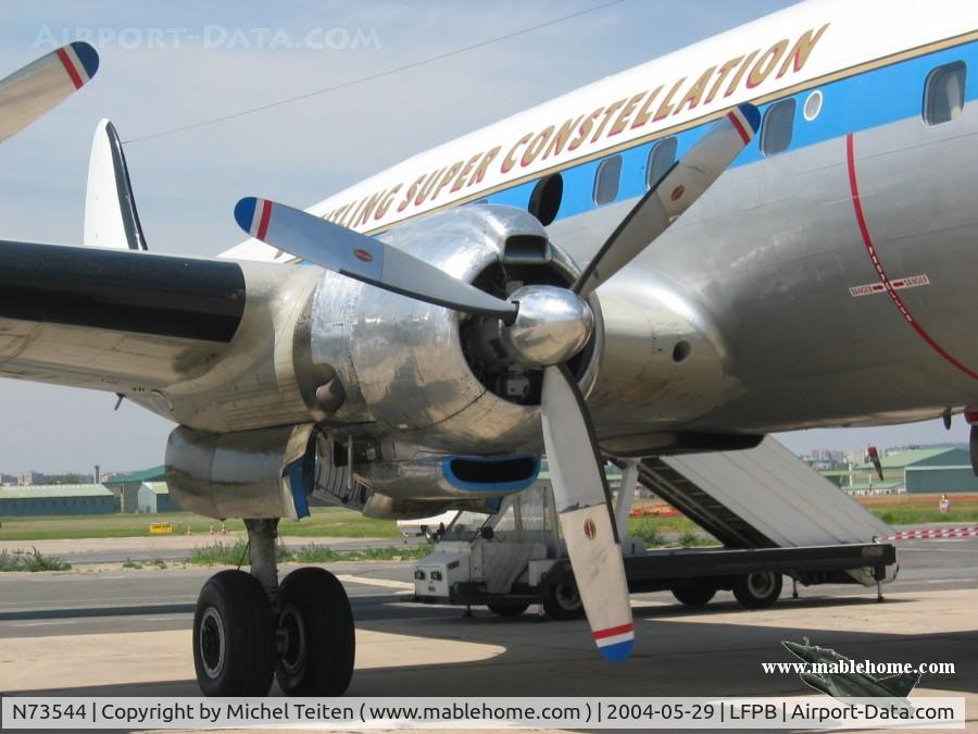 N73544, 1955 Lockheed C-121C Super Constellation (L-1049F) C/N 1049F-4175, Breitling Super Constellation