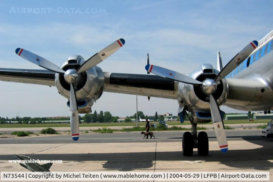 N73544, 1955 Lockheed C-121C Super Constellation (L-1049F) C/N 1049F-4175, Breitling Super Constellation