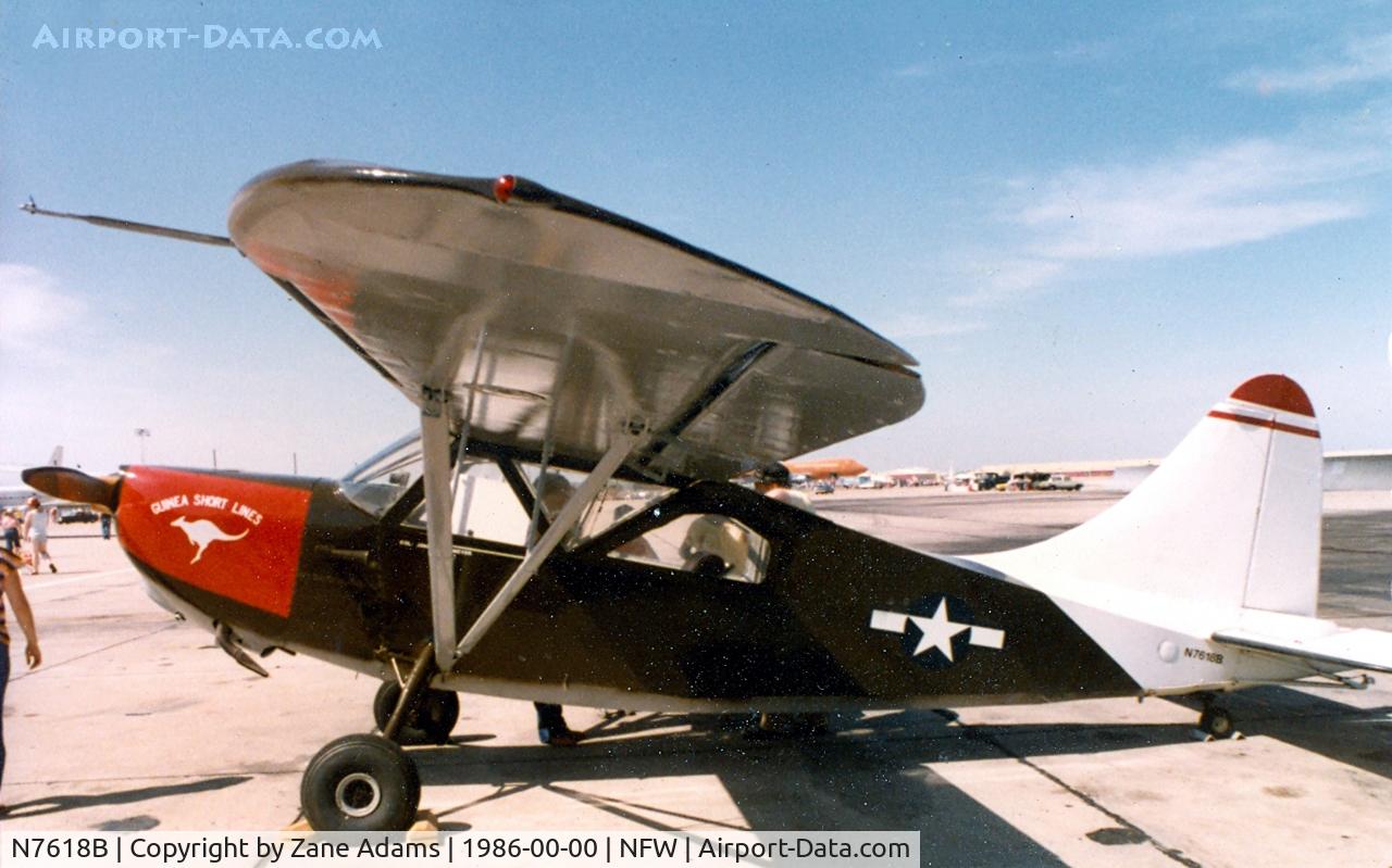 N7618B, Stinson L-5E Sentinel C/N 535, At Carswell AFB - Airshow
