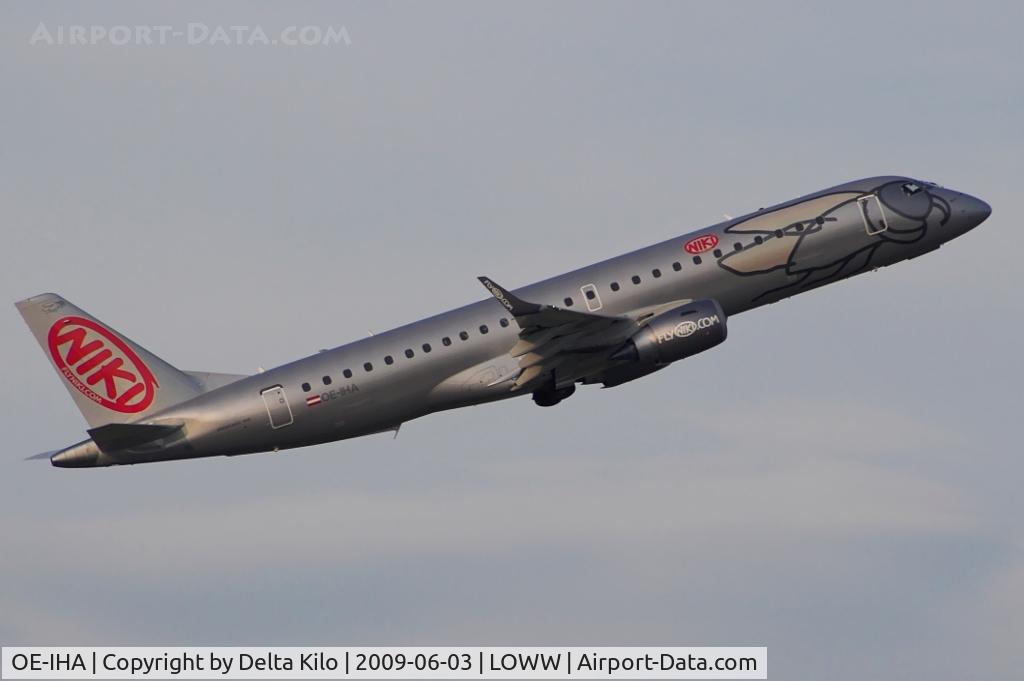 OE-IHA, 2009 Embraer 190LR (ERJ-190-100LR) C/N 19000285, NIKI new Embraer del.2009-05-14