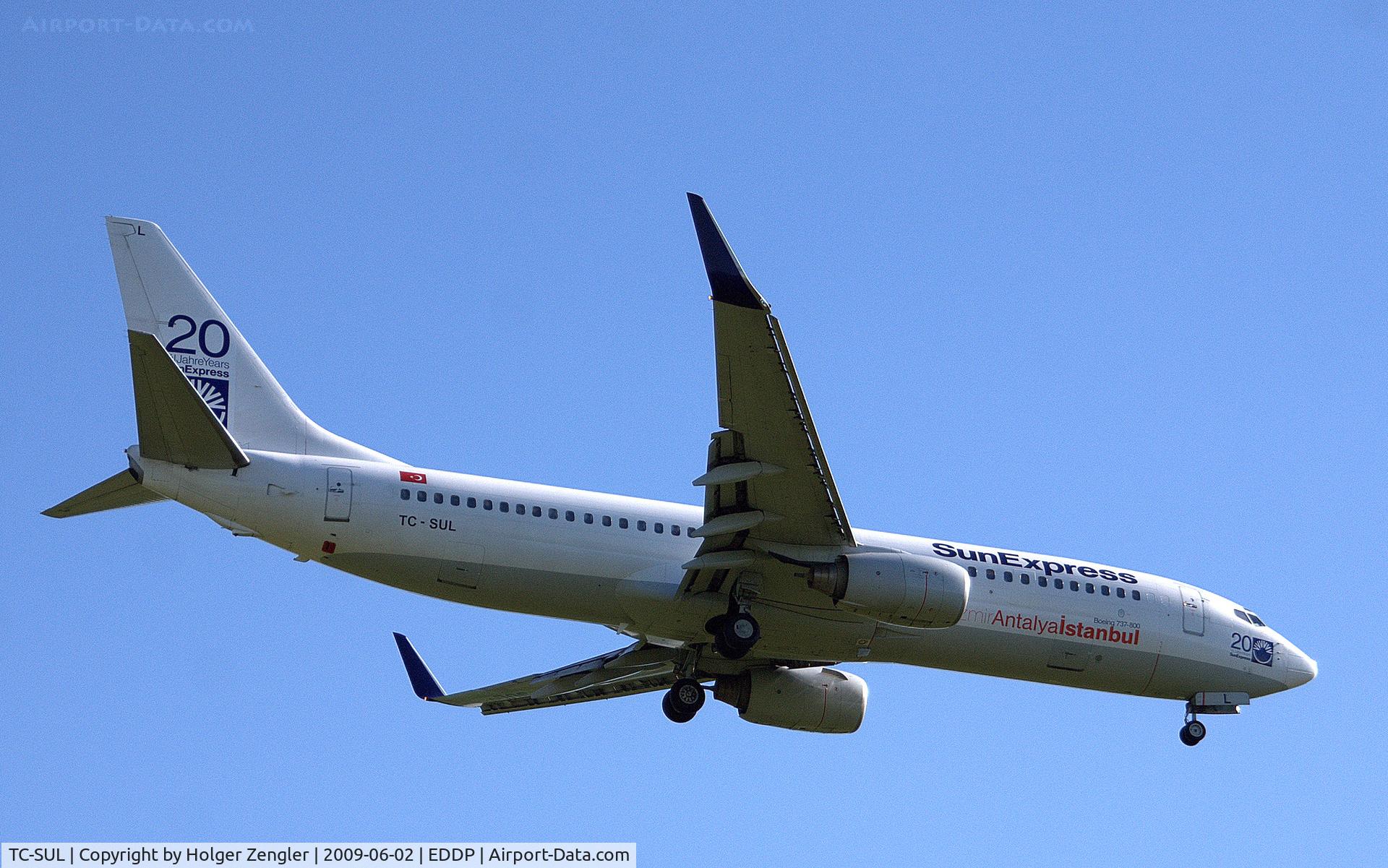 TC-SUL, 1998 Boeing 737-85F C/N 28822, Boeing 737-800 of turkish tourist carrier SUN EXPRESS