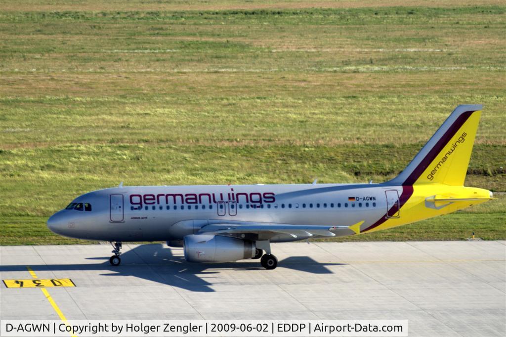 D-AGWN, 2009 Airbus A319-132 C/N 3841, GermanWings Airbus A319 on flight 4U 079 to CGN is departing LEJ