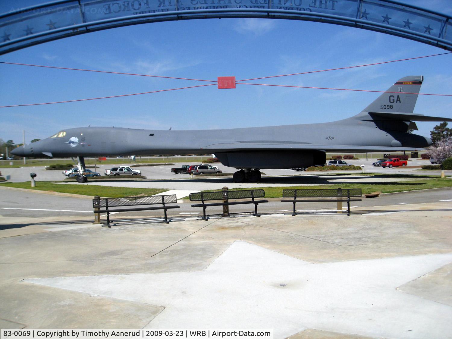 83-0069, 1983 Rockwell B-1B Lancer C/N 6, Museum of Aviation, Robins AFB