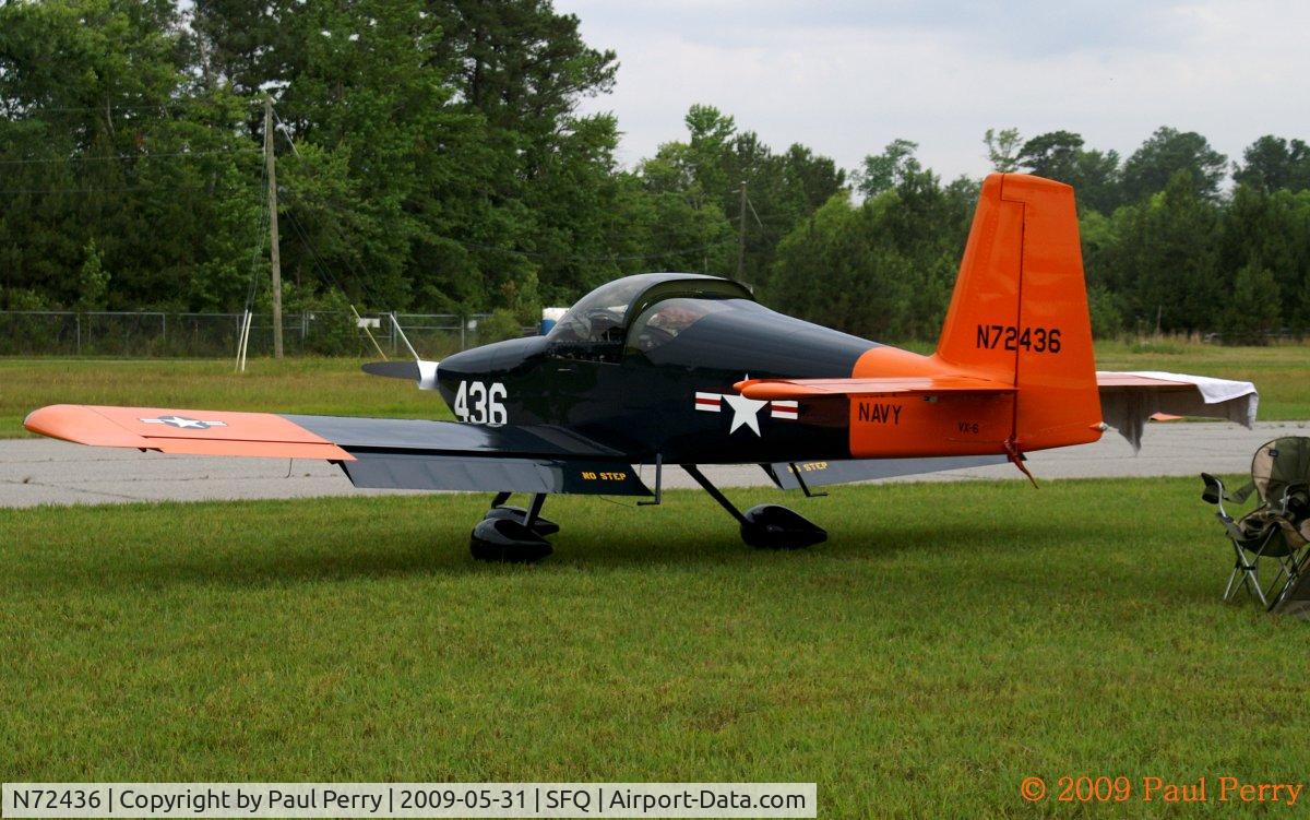 N72436, Vans RV-9A C/N 91036, A sharp color scheme on this RV-9