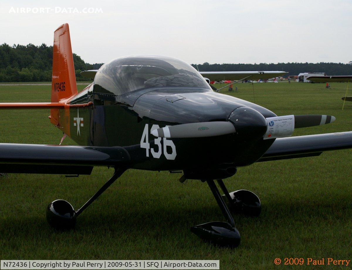 N72436, Vans RV-9A C/N 91036, Up close with White Four Three Six