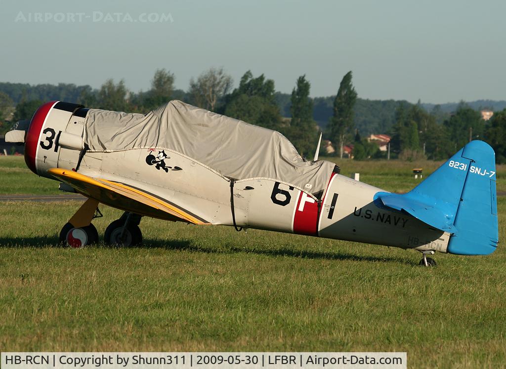 HB-RCN, 1952 North American T-6G Texan C/N 197-035, Participant of the Muret Airshow 2009