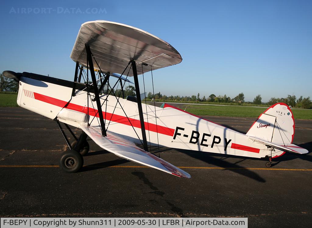 F-BEPY, Stampe-Vertongen SV-4A C/N 1056, Participant of the Muret Airshow 2009