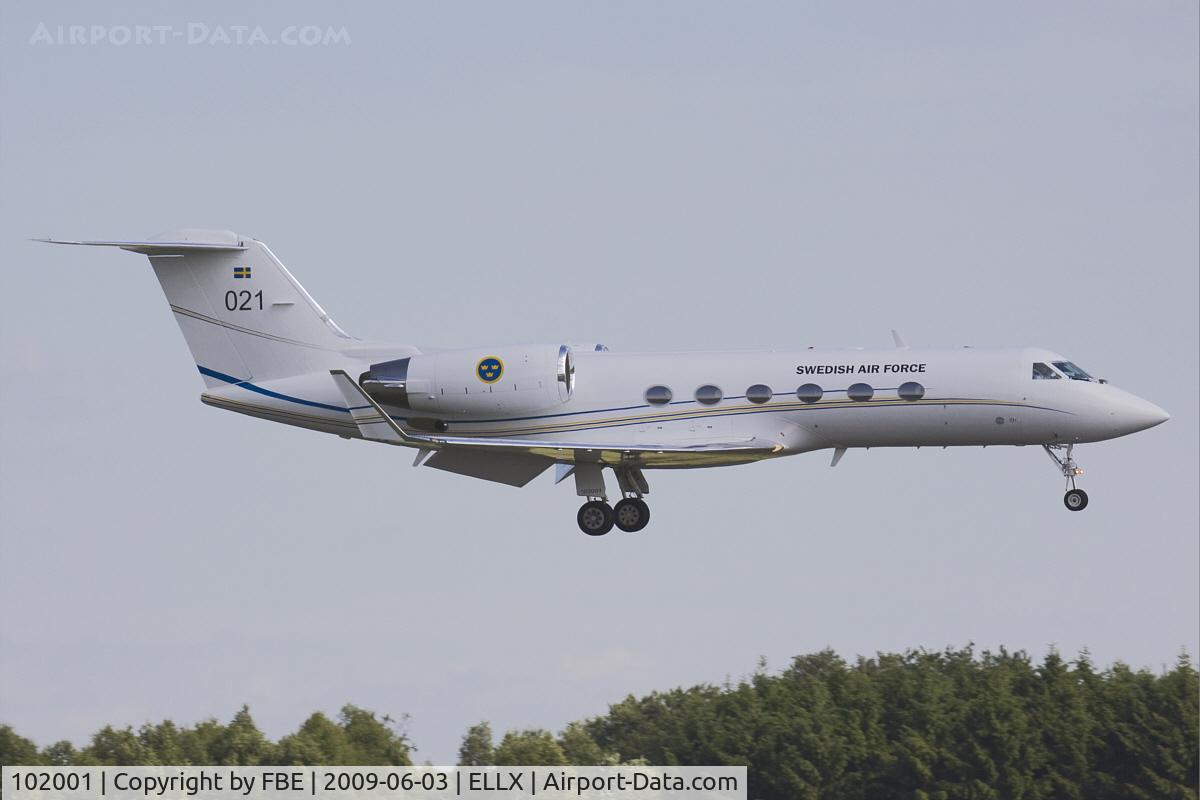 102001, 1987 Gulfstream Aerospace G-IV (Tp102C) C/N 1014, Swedish Air Force Gulfstream IV