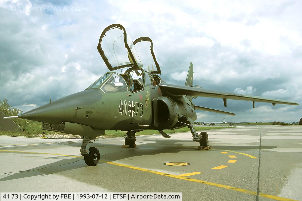 41 73, Dassault-Dornier Alpha Jet A C/N 0173, lizzard Alpha Jet at Fliegerhorst Fürstenfeldbruck