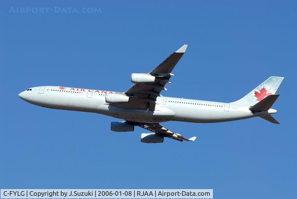 C-FYLG, 1996 Airbus A340-313 C/N 175, In the BLUE sky!