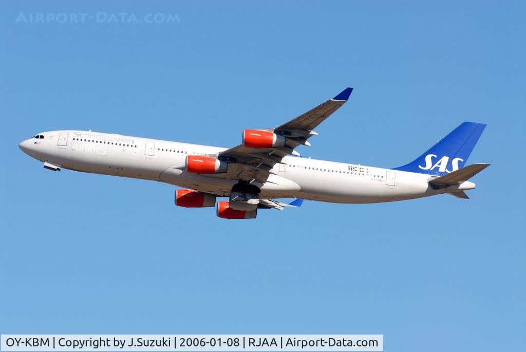 OY-KBM, 2002 Airbus A340-313X C/N 450, In the BLUE sky!