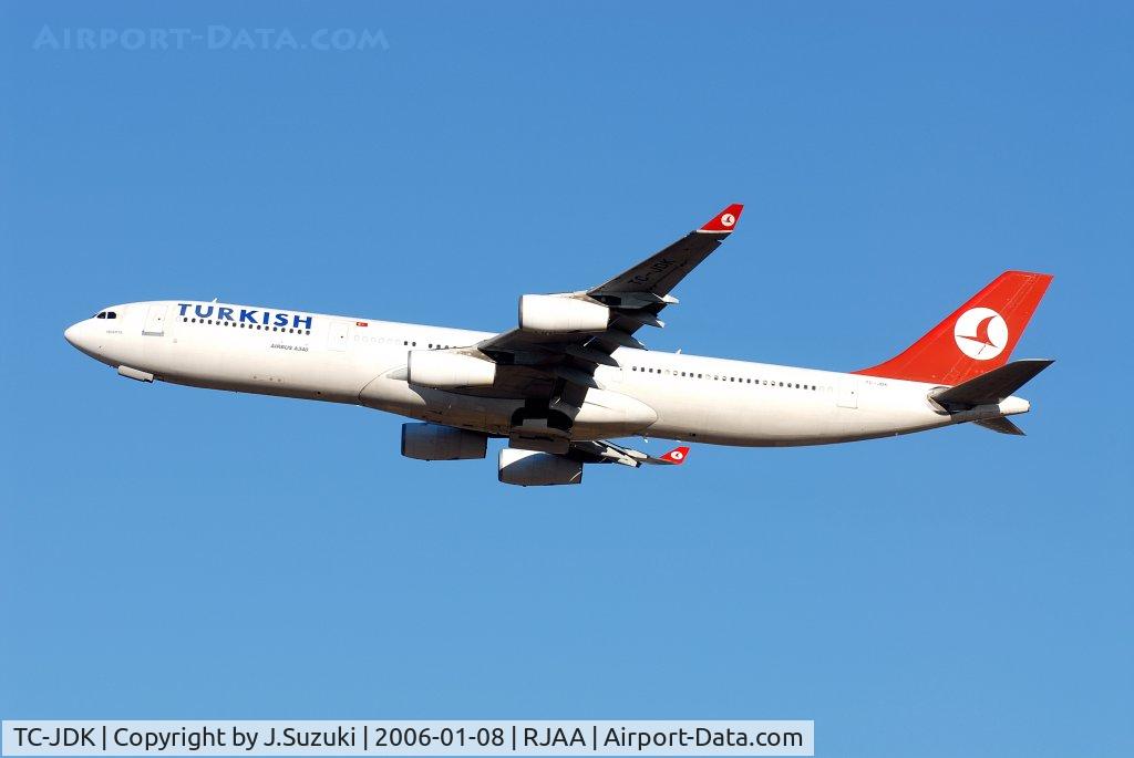 TC-JDK, 1993 Airbus A340-311 C/N 025, Turkish old C/S