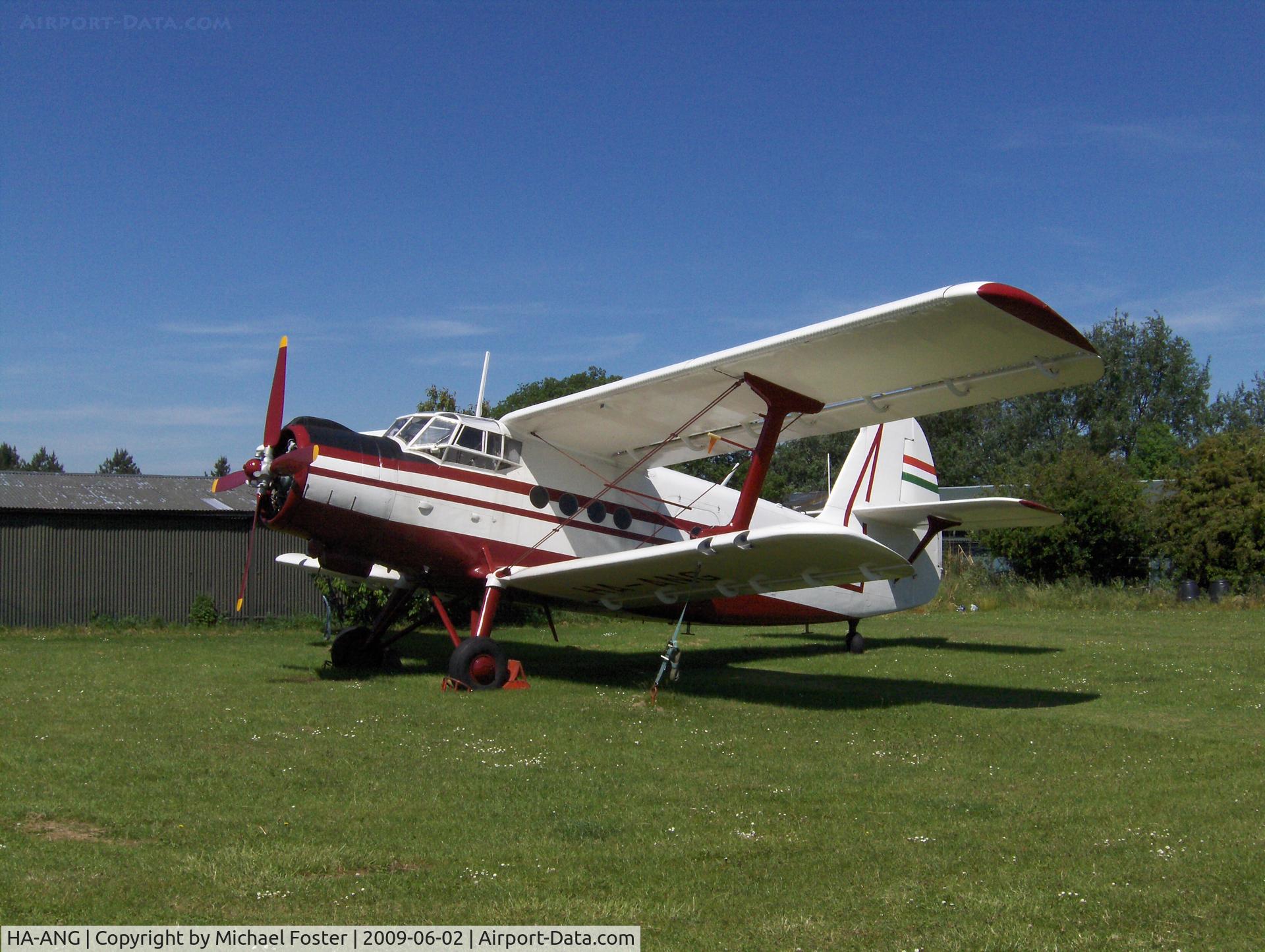 HA-ANG, 1972 Antonov An-2P C/N 1G132-53, At Hinton airfield, Northants, England