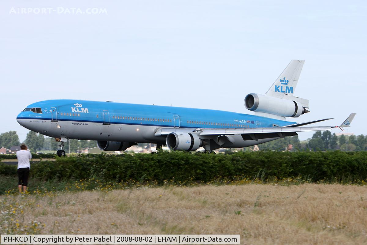 PH-KCD, 1994 McDonnell Douglas MD-11 C/N 48558, Catch the spotter