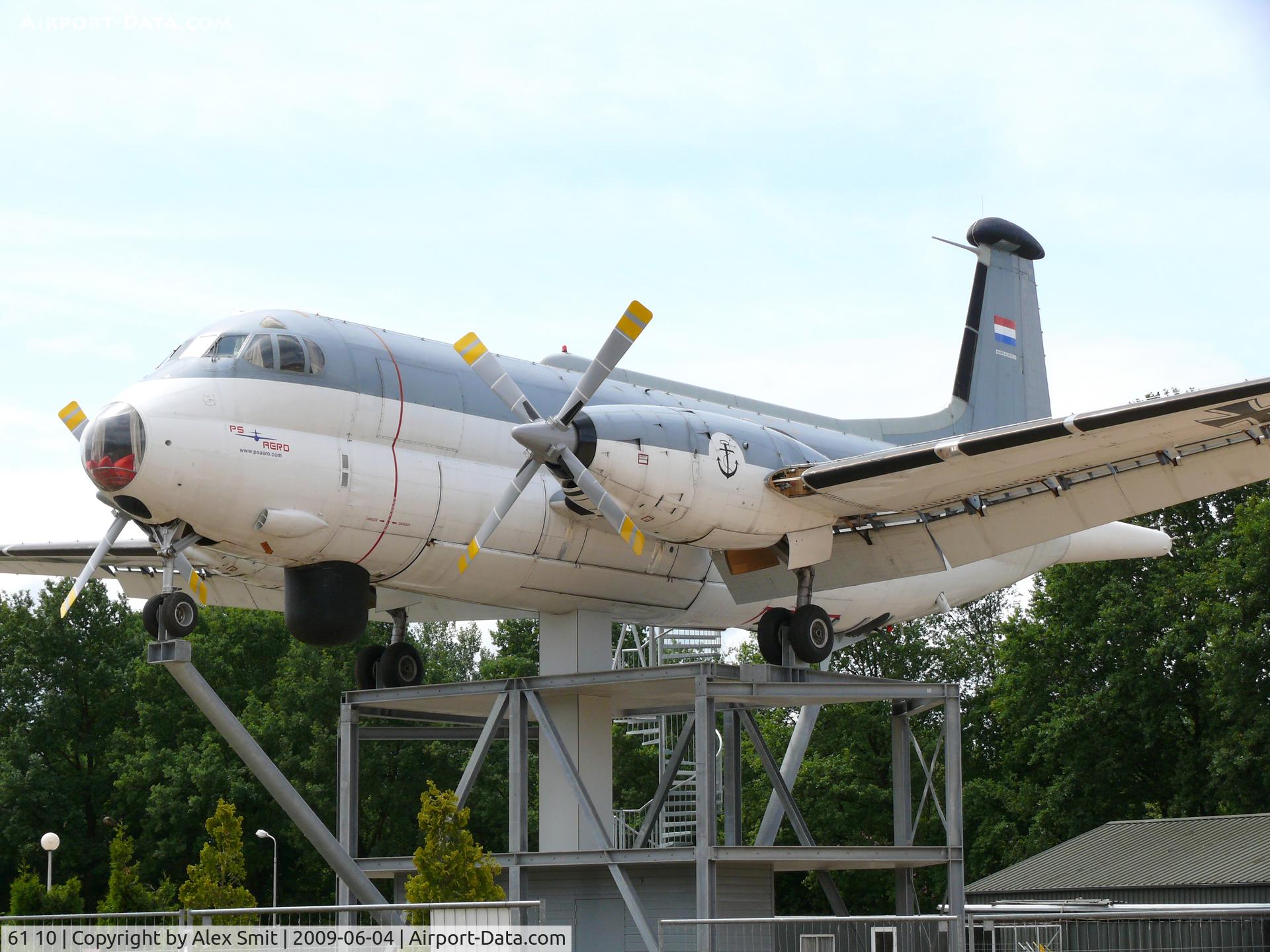 61 10, 1967 Breguet 1150 Atlantic C/N 20, Breguet Br1150 Atlantic ex 61+10 German Navy (Bundesmarine) is now preserved as an exclusive hotelroom at Fitland in Mill (PH)