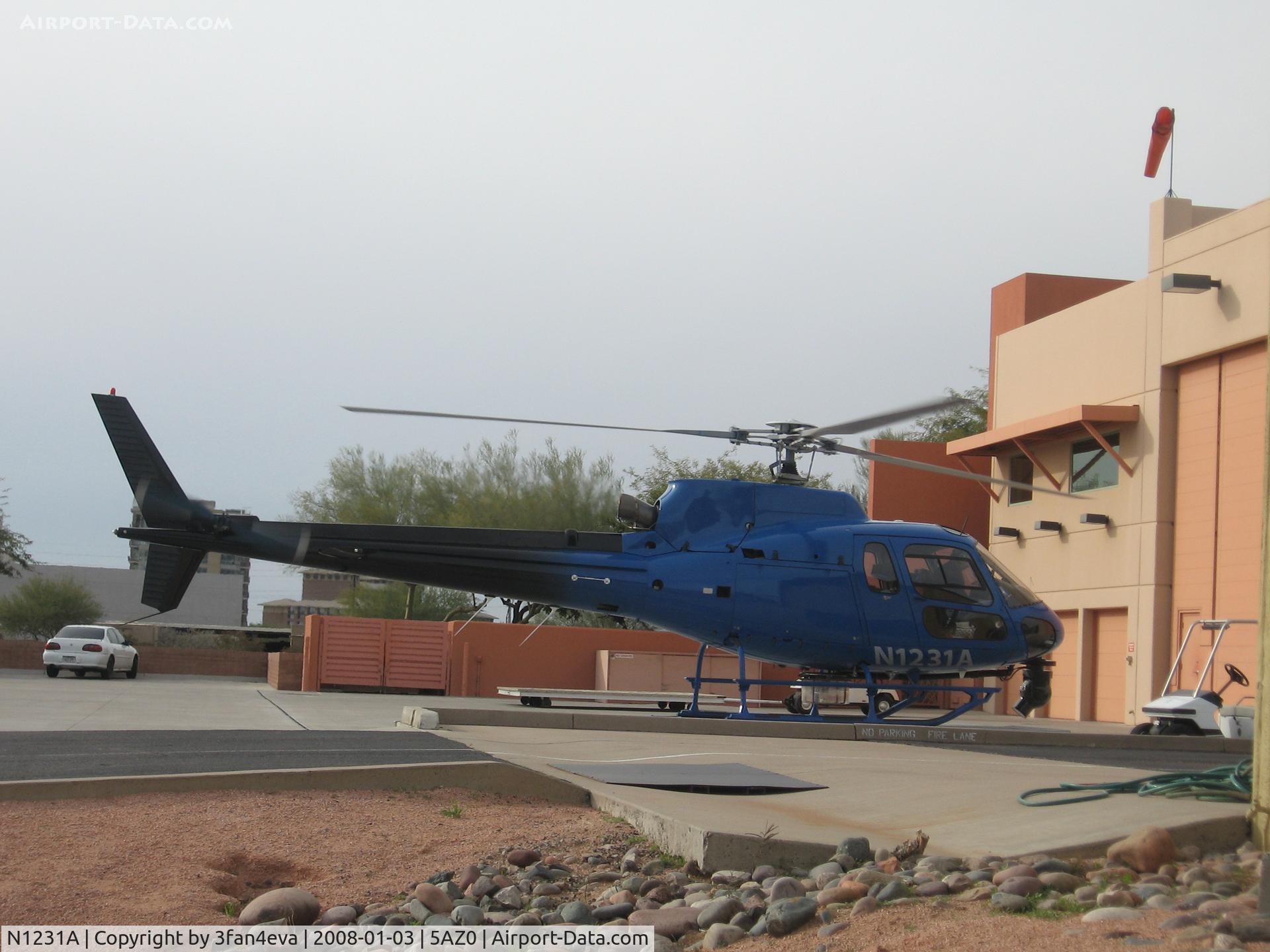 N1231A, 2003 Eurocopter AS-350B-2 Ecureuil Ecureuil C/N 3682, Temporary Helicopter leased to KTVK-TV after helicopter crash
