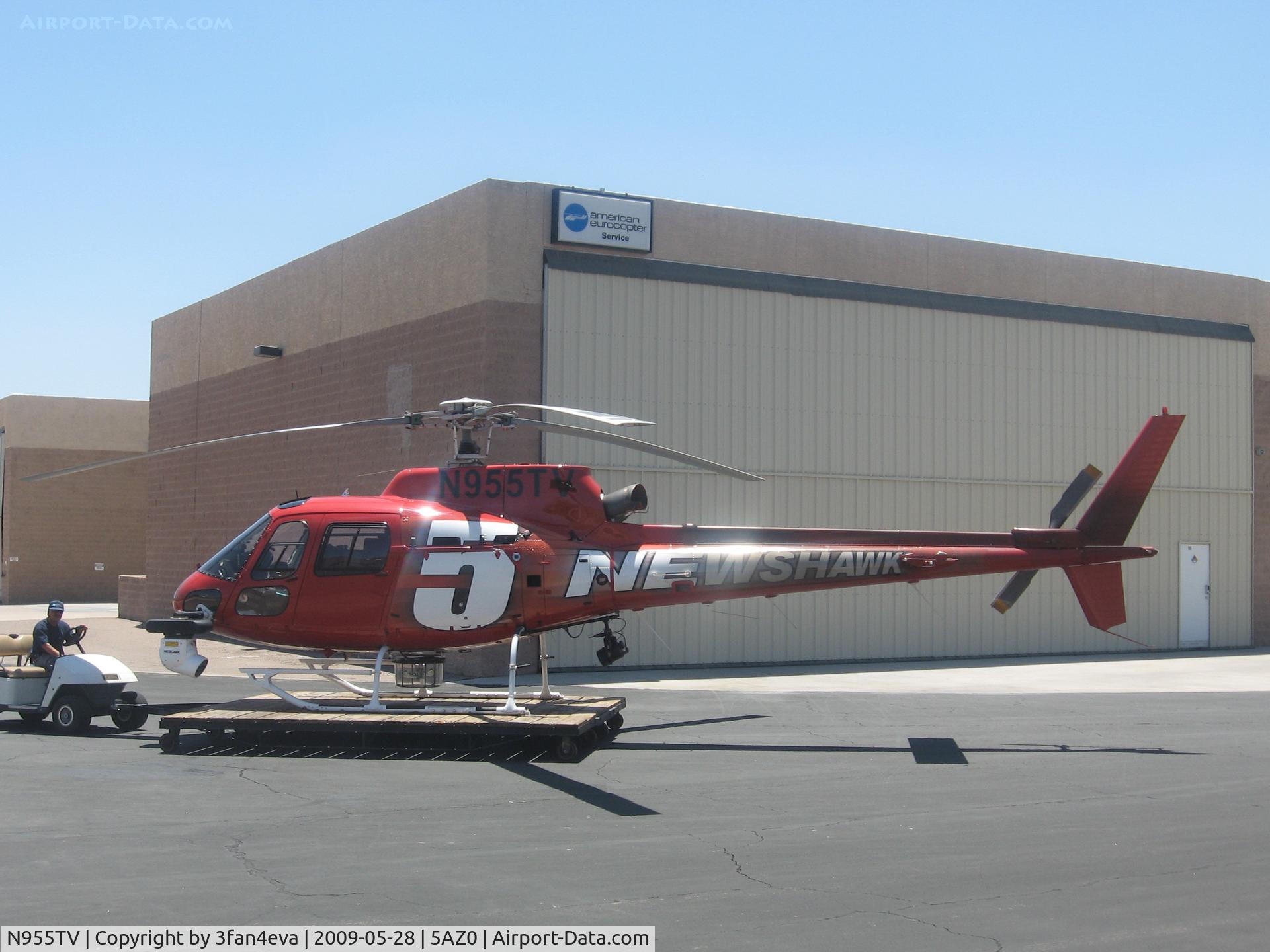 N955TV, Eurocopter AS-350B-2 Ecureuil C/N 3246, KPHO-TV Newshawk5