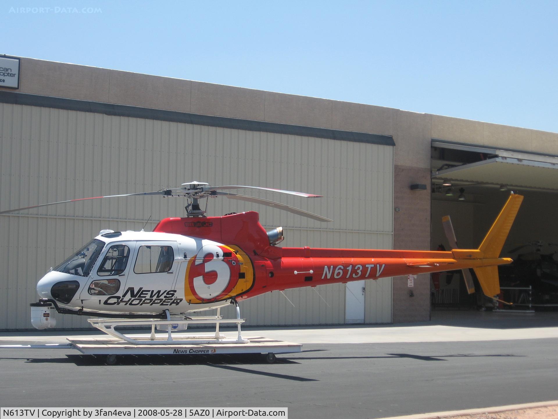 N613TV, 2007 Eurocopter AS-350B-2 Ecureuil Ecureuil C/N 4291, KTVK-TV Newschopper 3