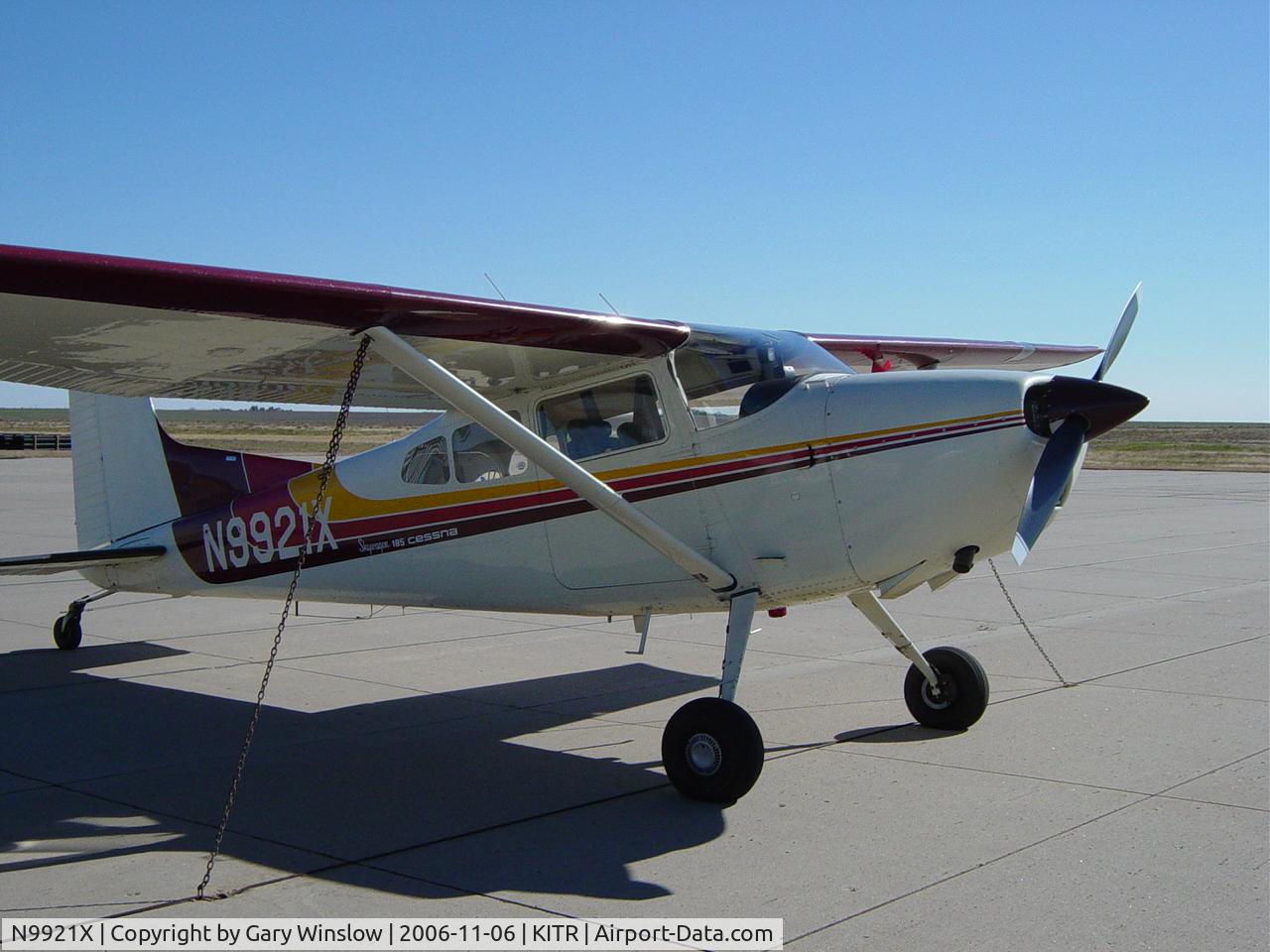N9921X, 1961 Cessna 185 Skywagon C/N 1850121, On the ramp at Burlington, Co