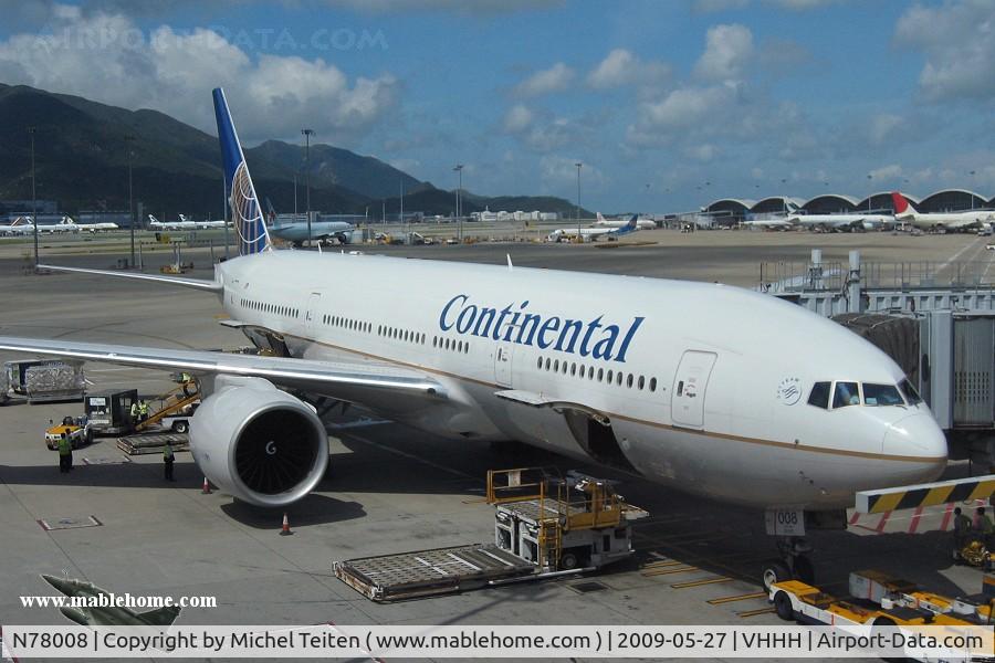 N78008, 1999 Boeing 777-224/ER C/N 29478, Continental