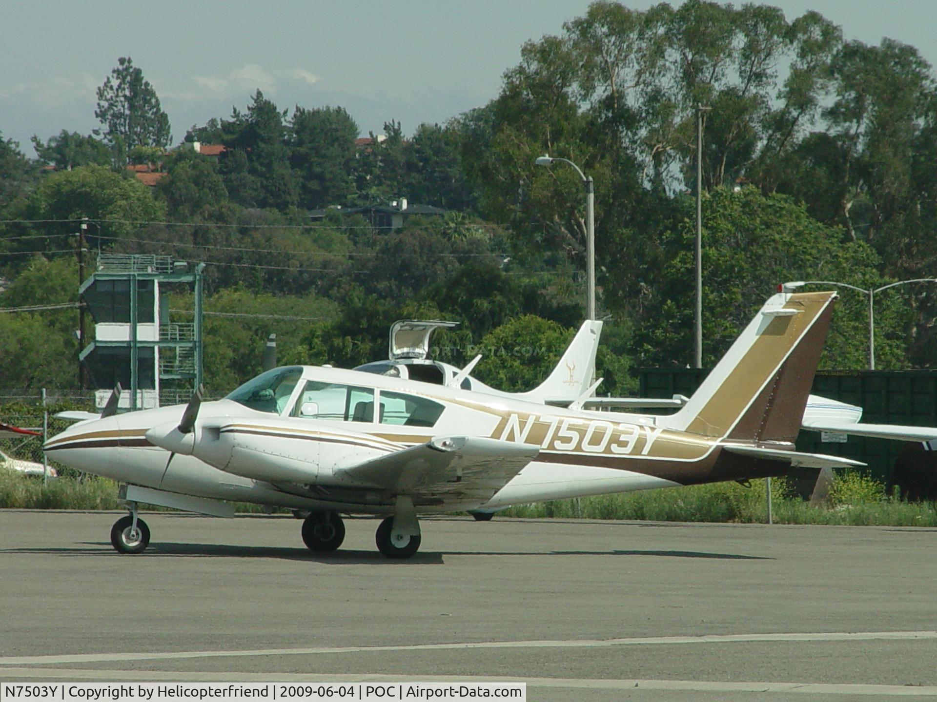 N7503Y, 1964 Piper PA-30 Twin Comanche C/N 30-565, Parked at Howard Aviation