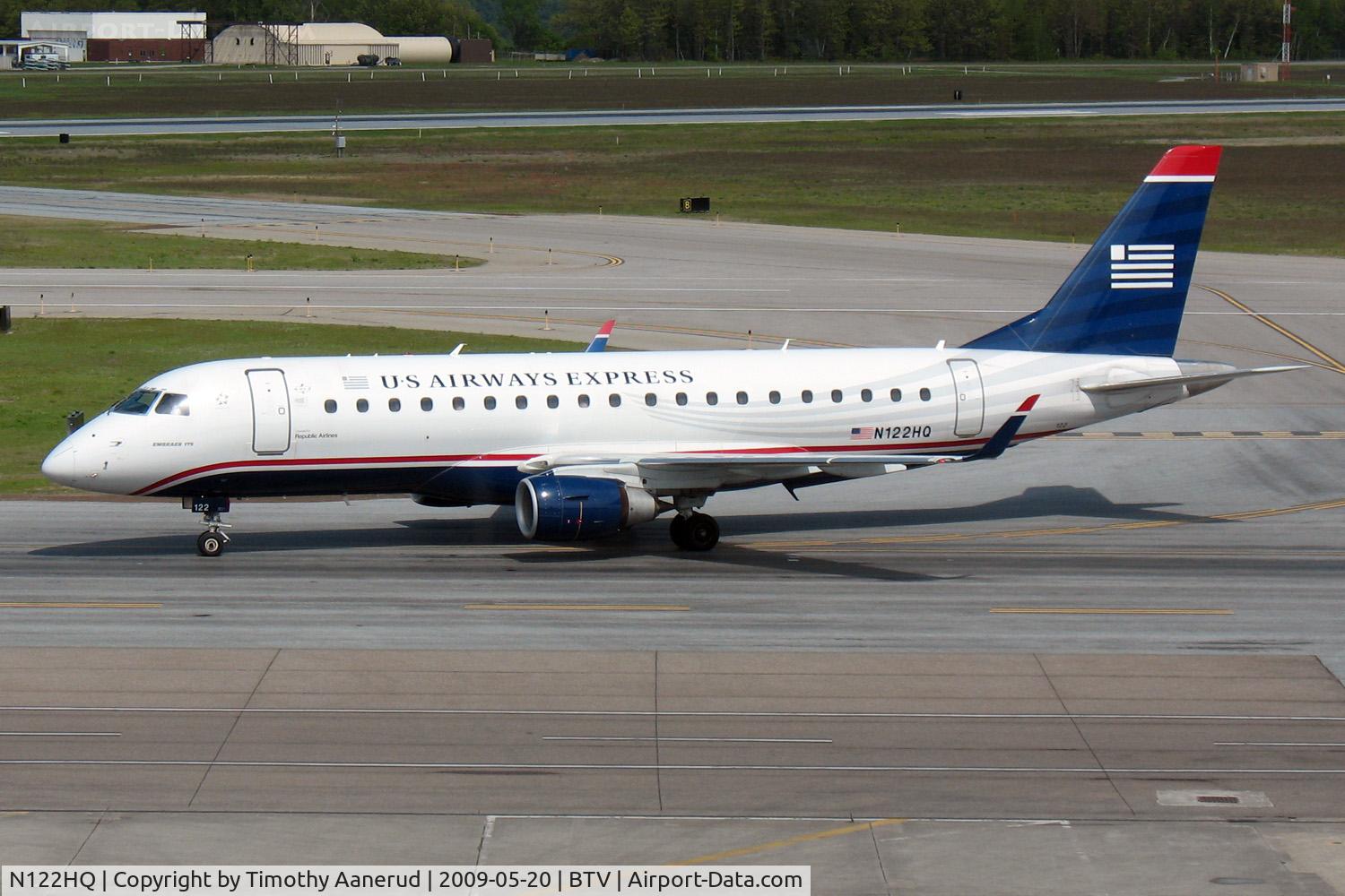 N122HQ, 2007 Embraer 175LR (ERJ-170-200LR) C/N 17000196, 2007 Embraer ERJ170-200LR, c/n: 17000196