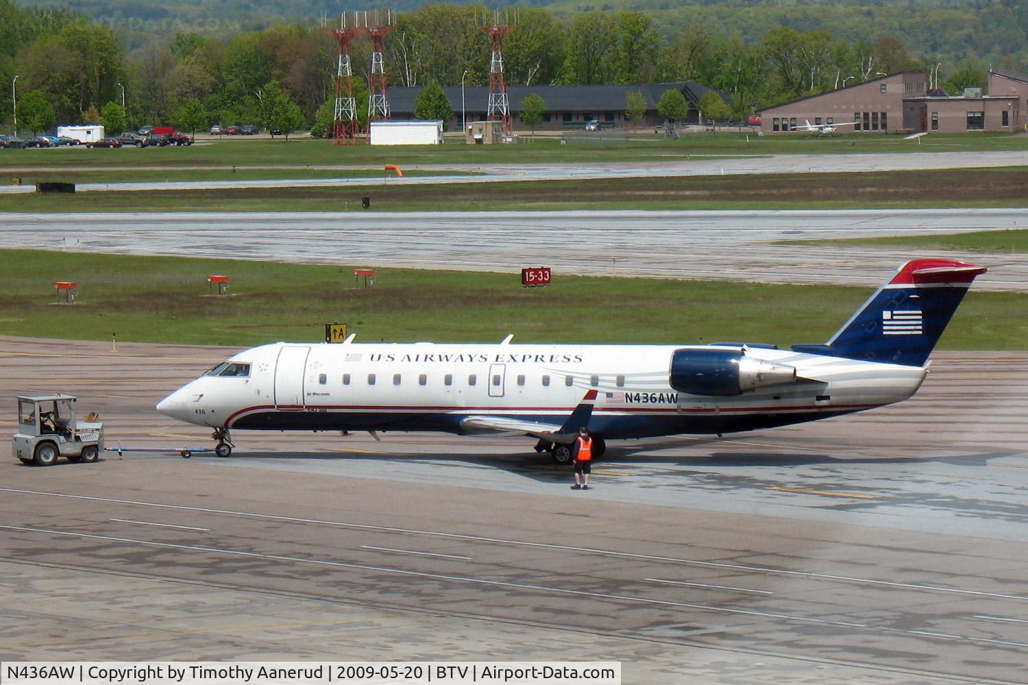N436AW, 2002 Bombardier CRJ-200LR (CL-600-2B19) C/N 7734, 2002 Bombardier CL-600-2B19, c/n: 7734
