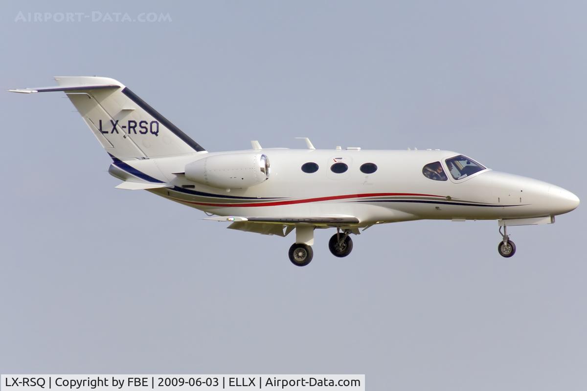 LX-RSQ, 2009 Cessna 510 Citation Mustang Citation Mustang C/N 510-0194, Cessna 510 at ELLX
