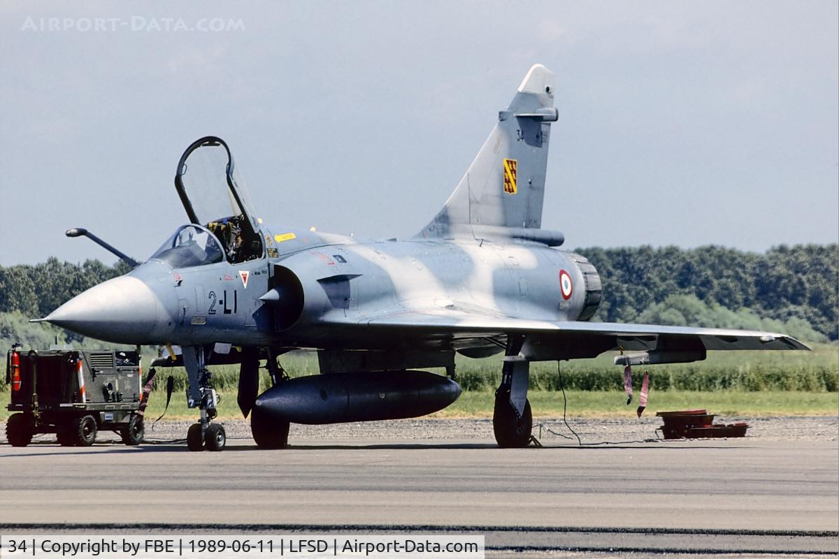 34, Dassault Mirage 2000C C/N 140, 2-LI, Mirage 2000