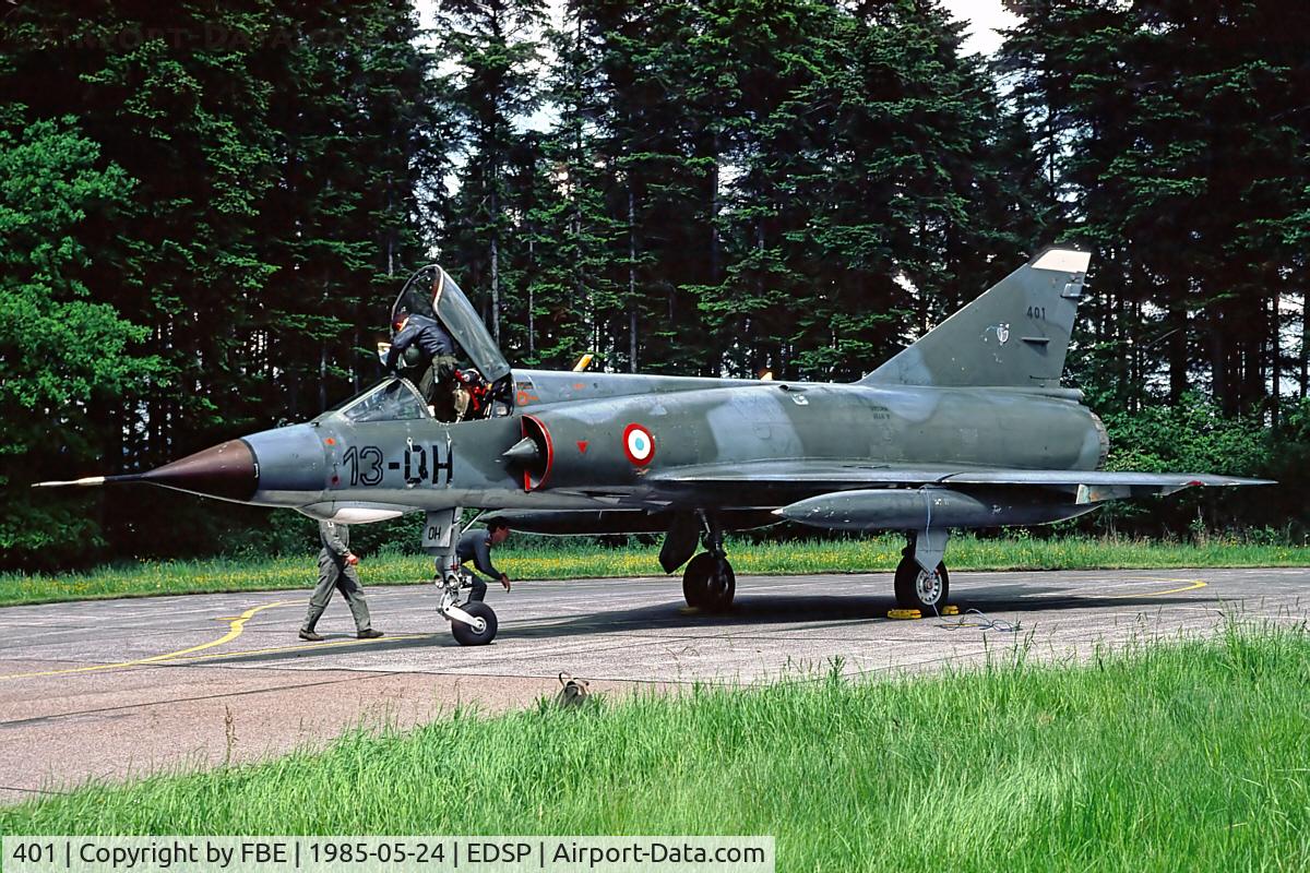401, 1964 Dassault Mirage IIIE C/N 401, 13-QH, MirageIIIE