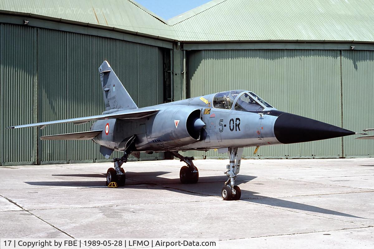 17, Dassault Mirage F.1C C/N Not found 17, 5-OR, Mirage F1